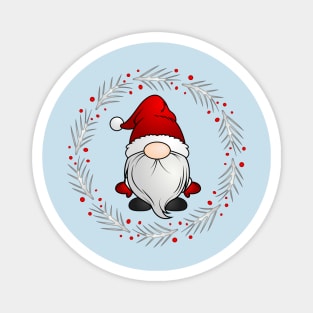 Santa Gnome Magnet